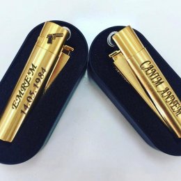 İsme Özel Çakmak Clipper Metal ICY