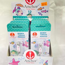 ANCHOR BEBEK TIRNAK MAKASI 12'Lİ