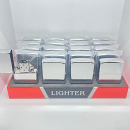 BENZİNLİ METAL ÇAKMAK KROM 20 Lİ