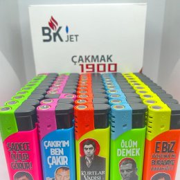 BK JET 1900 BASKILI TURBO ÇAKMAK 50`Lİ
