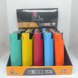 BK JET 1900 METAL JET ÇAKMAK 25`Lİ