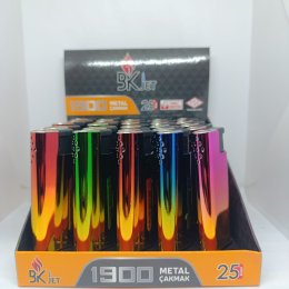 BK JET 1900 METAL JET ÇAKMAK 25`Lİ