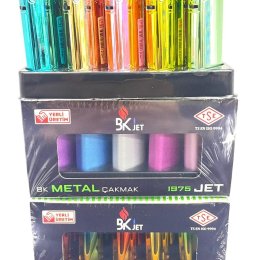 BK JET METAL RÜZGAR ÇAKMAK 25'Lİ