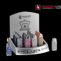 HUNTER 123-19 KÜP SWAROSKİ TAŞLI ÇAKMAK 16`LI