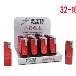 HUNTER 32-10B METAL JET ÇAKMAK 20Lİ