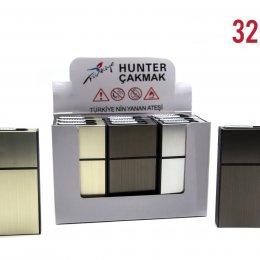 HUNTER 32-14 USB Lİ TABAKA ÇAKMAK 12Lİ