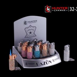 HUNTER 32-38B SWAROSKİ TAŞLI JET ÇAKMAK 16`LI