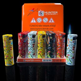 HUNTER 32-50B IŞIKLI JET ÇAKMAK 25`Lİ