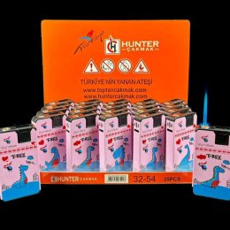 HUNTER 32-54 9  JET ÇAKMAK 25`Lİ