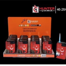 HUNTER 46-28A IŞIKLI JET ÇAKMAK 20`Lİ
