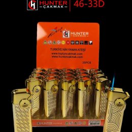 HUNTER 46-33D MAŞALI JET ÇAKMAK 25`Lİ