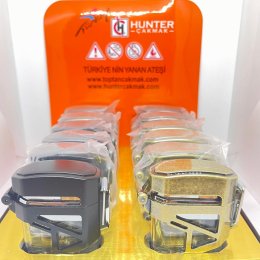 HUNTER 46-34 IŞIKLI ÇİFTLİ JET ÇAKMAK 20`Lİ