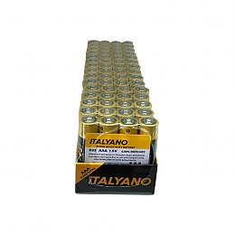 İtalyano İnce Kalem Pil AAA 60 Adet