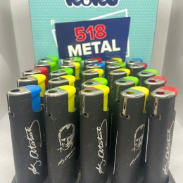 KOKO 518 MANYETOLU LAZER BASKILI ÇAKMAK 25`Lİ