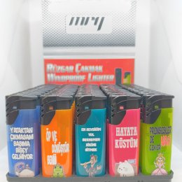 MRY BASKILI JET ÇAKMAK 50`Lİ