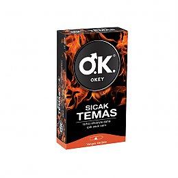 Okey Sıcak Temas Prezervatif 10lu 10 Paket