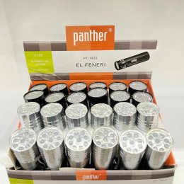 PANTHER EL FENERİ 9 LED AAA ALÜMİNYUM 24'LÜ