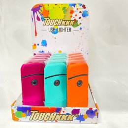 TOUCH KKK USB LİGHTER  2052   DOKUNMATİK  15'Lİ  ÇAKMAK 